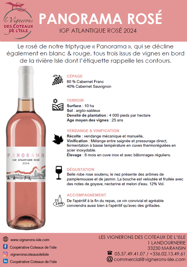 Panorama Rosé 2024, 75cl